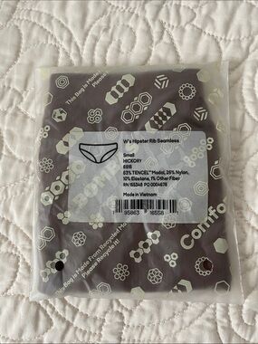 Bombas Women's Hipster Rib Seamless Briefs — Hickory Size Small